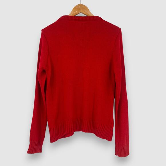 American Stitch Christmas Sweater “I Can’t Feel My Face” Gingerbread Size Small - Picture 2 of 7